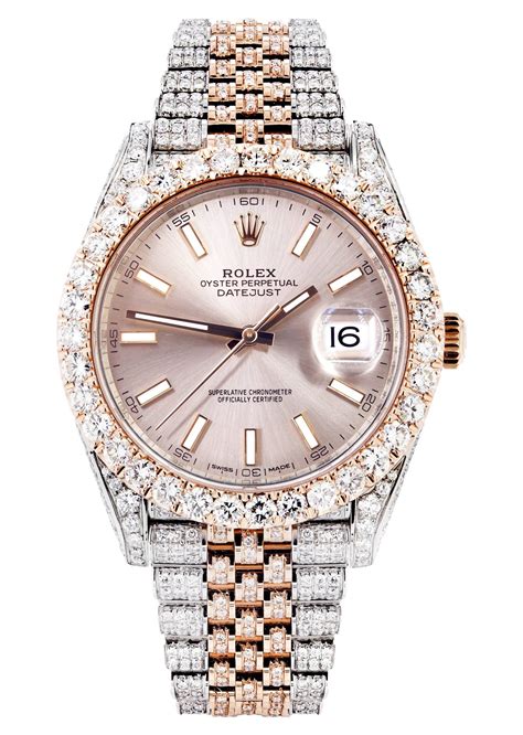 rolex datejust diamond men's